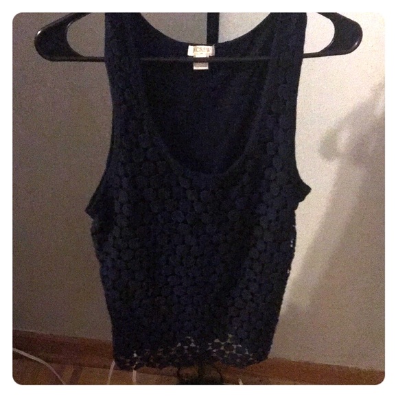 J. Crew Tops - J Crew Navy Top